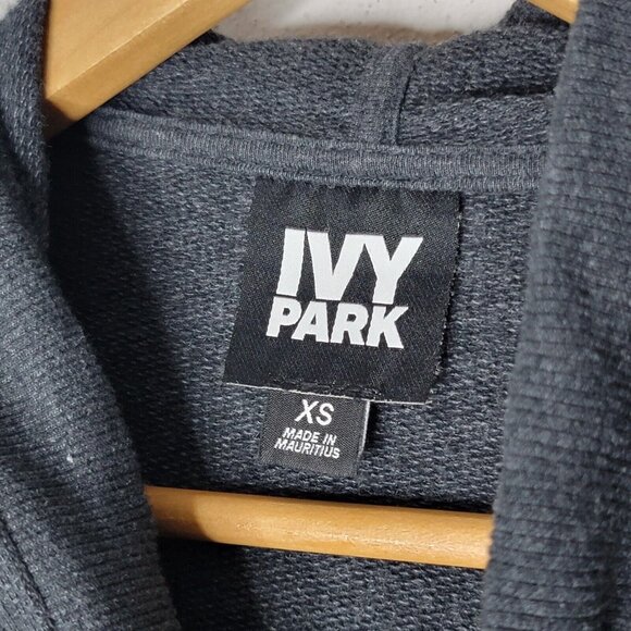 Ivy Park Dark Gray Logo Spell Out Pullover Hoodie Hooded Sweater Men's XS - Picture 4 of 6